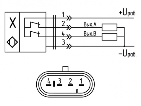 Датчик нулевого положения ZPS01-8PZ-0,2P4A